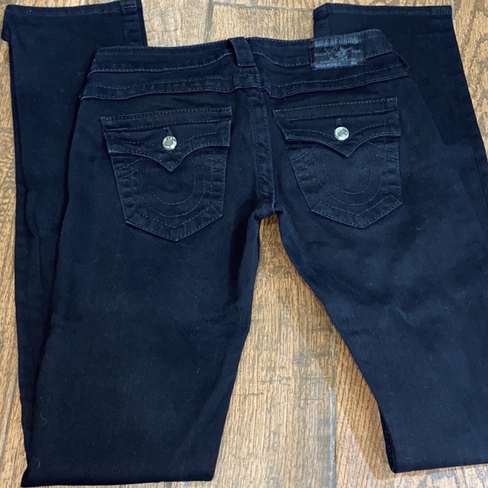 True Religion Diamond black skinny jeans